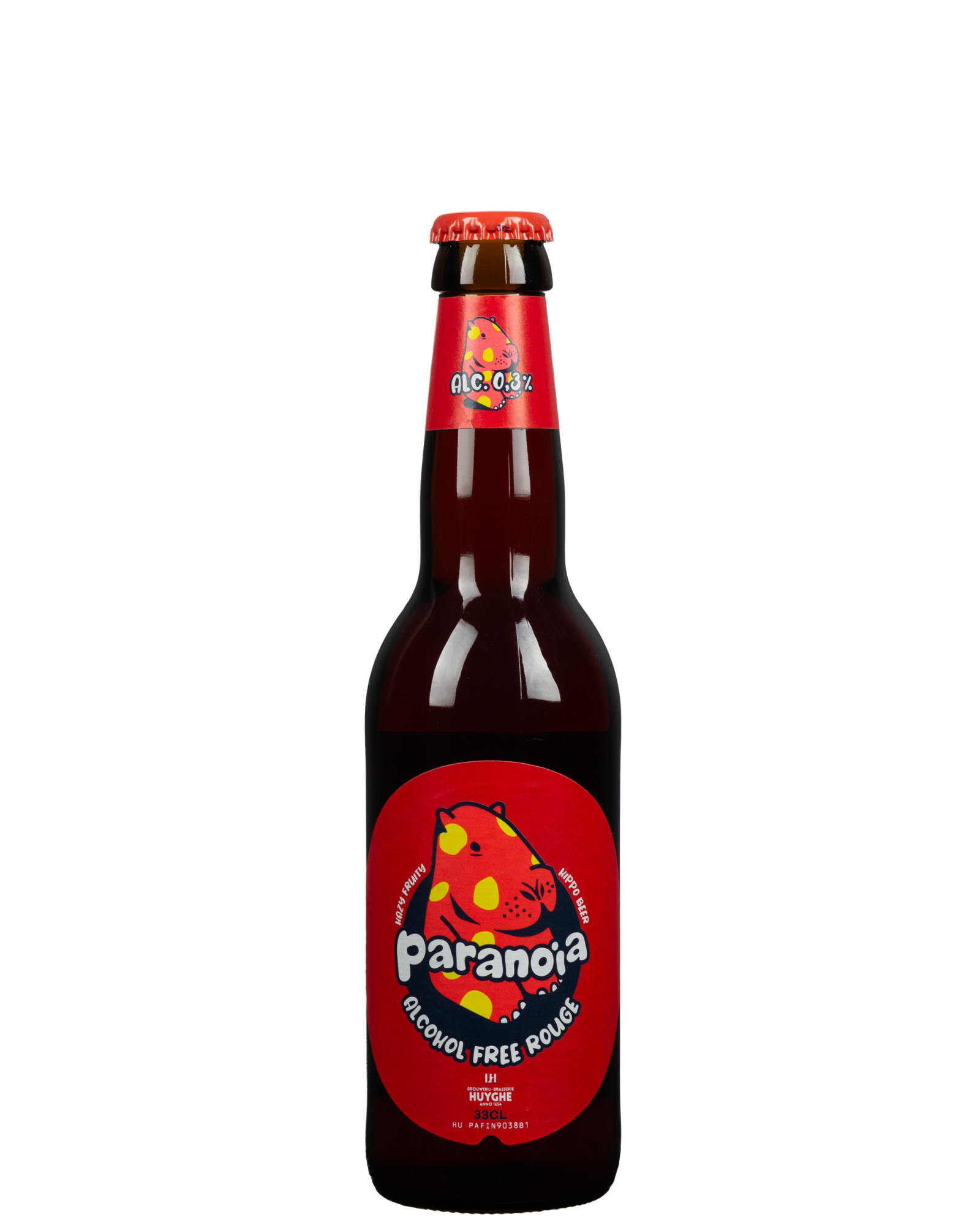 Paranoia Rouge Alcohol Free 33Cl
