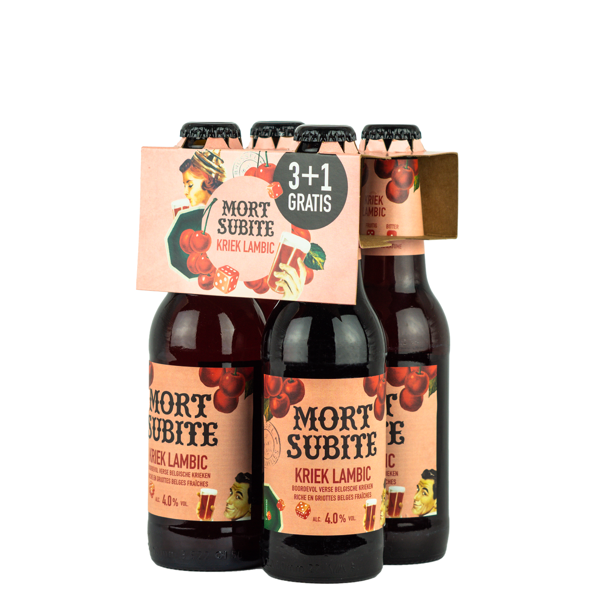 Mort Subite Kriek Lambic 25Cl 3+1