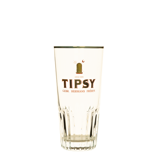 Image glas tipsy ribbel 33cl